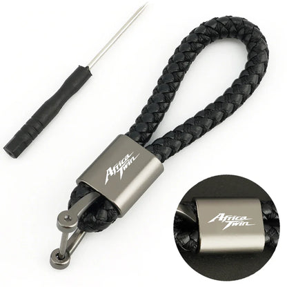 Africa Twin Braided Keychain 