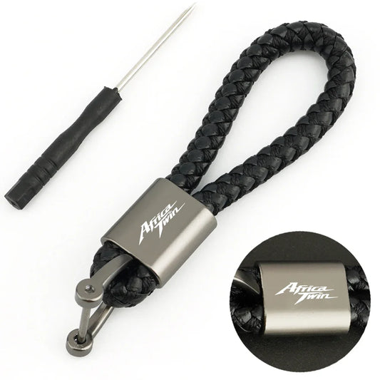 Africa Twin Braided Keychain 