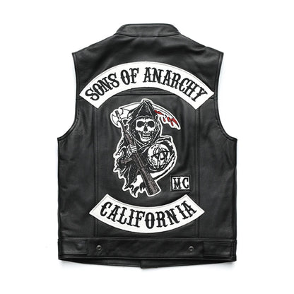 Sons of Anarchy Leather Motorcycle Vest 