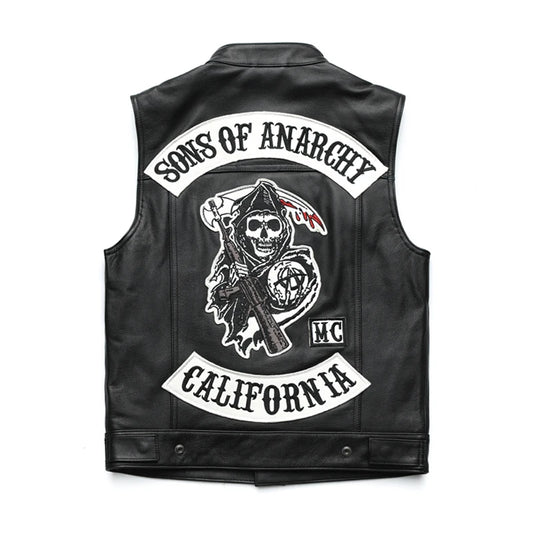 Sons of Anarchy Leather Motorcycle Vest 