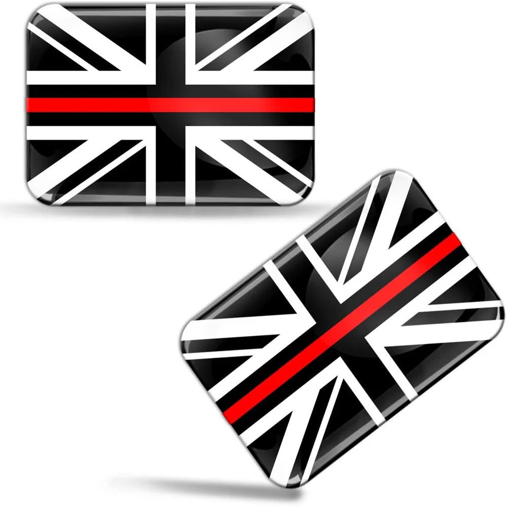 Union Jack Flag Resin Decals