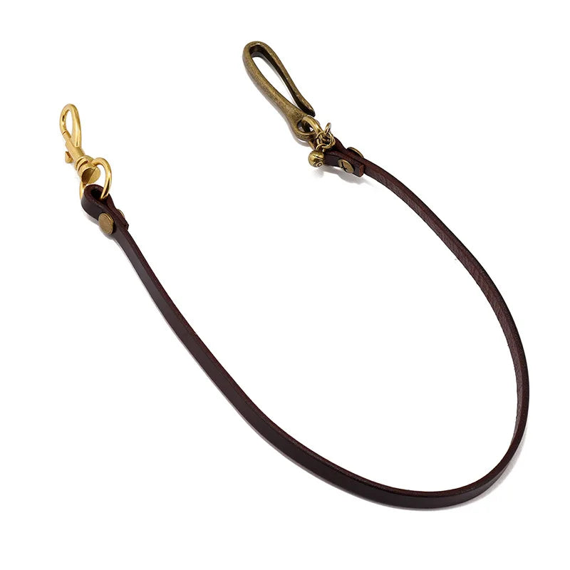 Genuine Leather Keyring for Motorcyclists