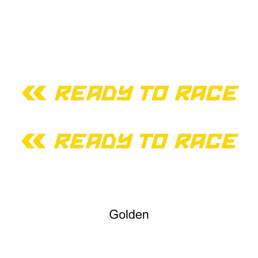 Ready To Race Sticker