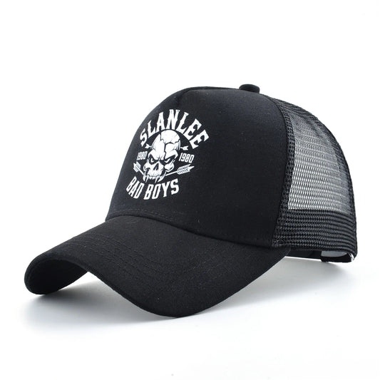 Skull Summer Cap for Motorcyclist 