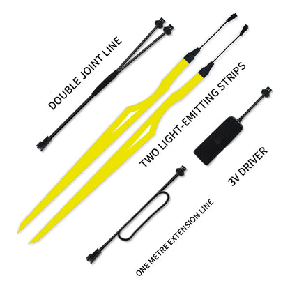 Tira conduzida da luz da noite do capacete