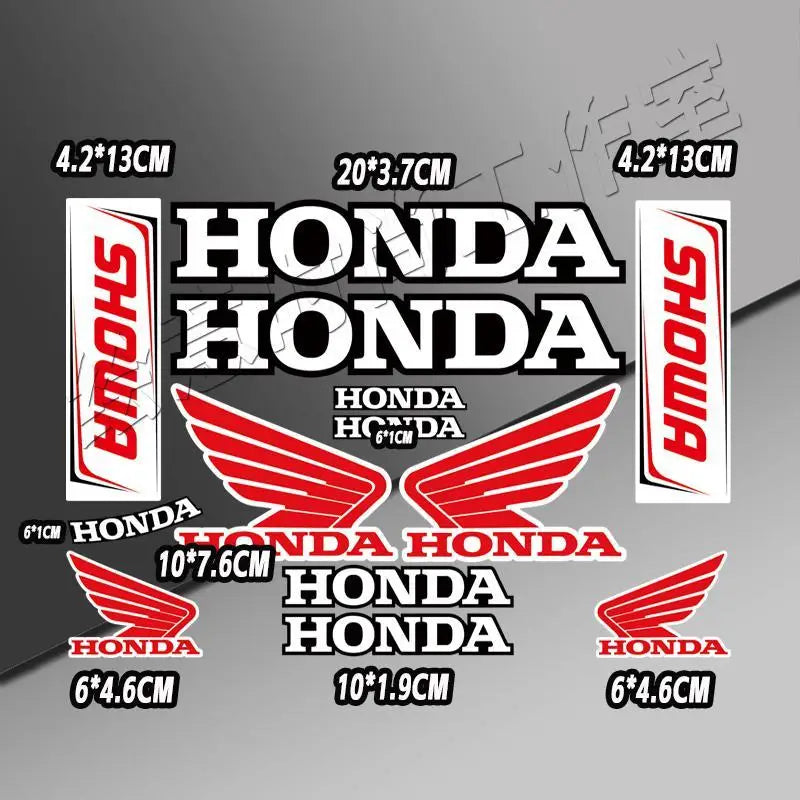 Colección de calcomanías de carreras premium