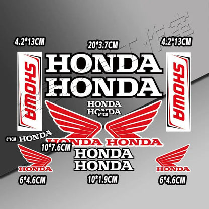 Colección de calcomanías de carreras premium