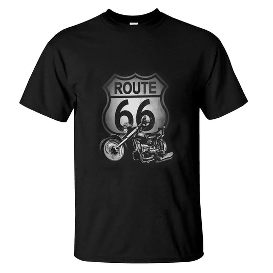 Camiseta de motocicleta US Route 66 