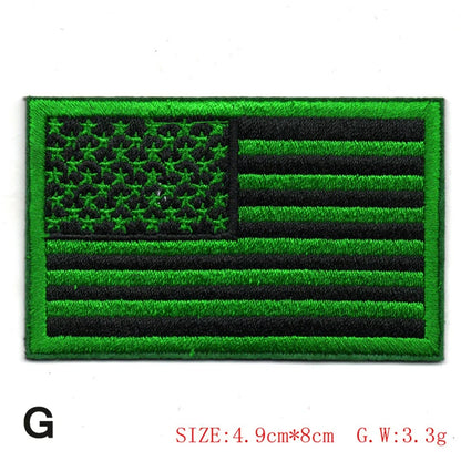 Embroidered Flag Tactical Patch