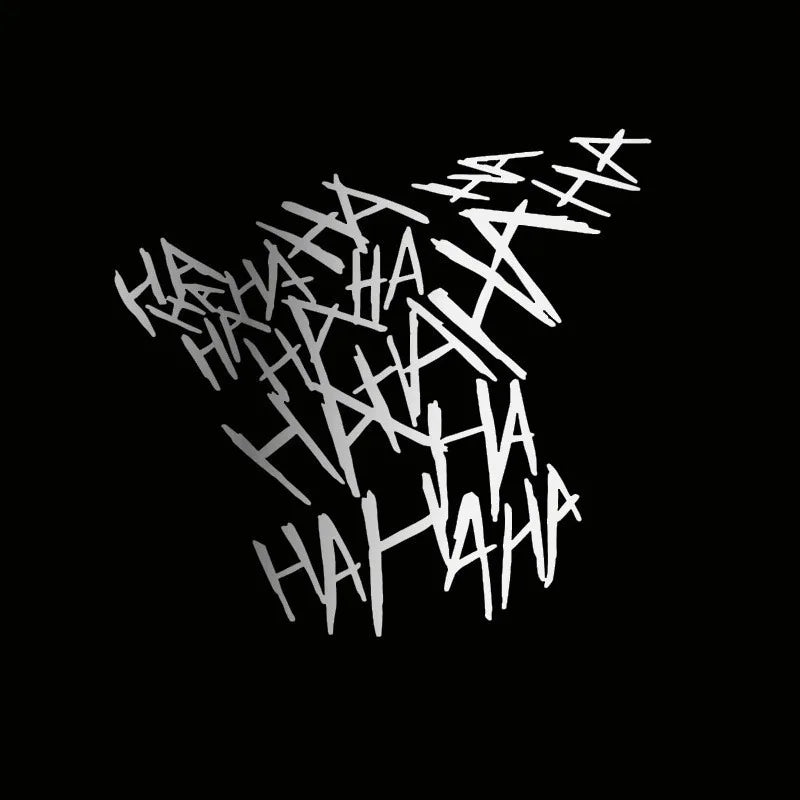 Hahaha Motorcycle Helmet Sticker 