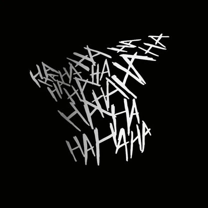 Hahaha Motorcycle Helmet Sticker 
