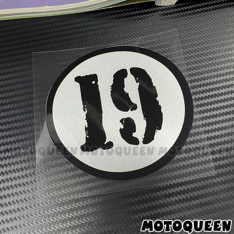 Cafe Racer Number Decals