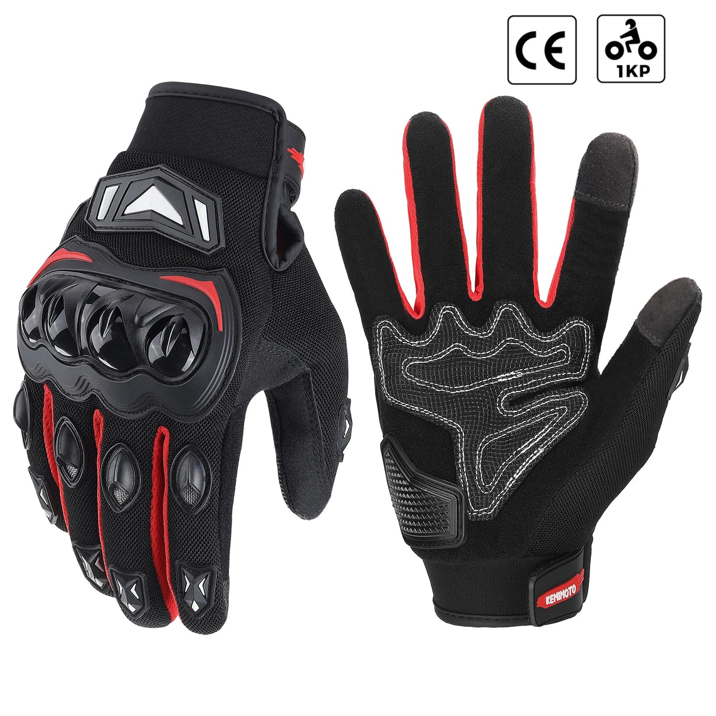 Luvas de motocicleta CE