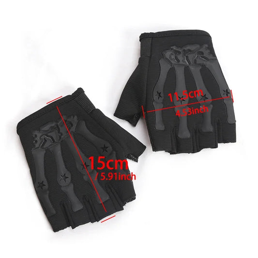 Guantes de motocicleta sin dedos