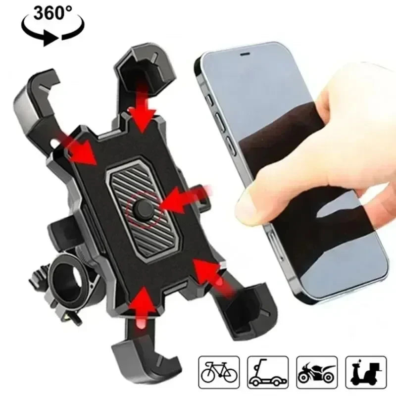 Motorrad -Telefon montieren 360 ° rotatierbar 