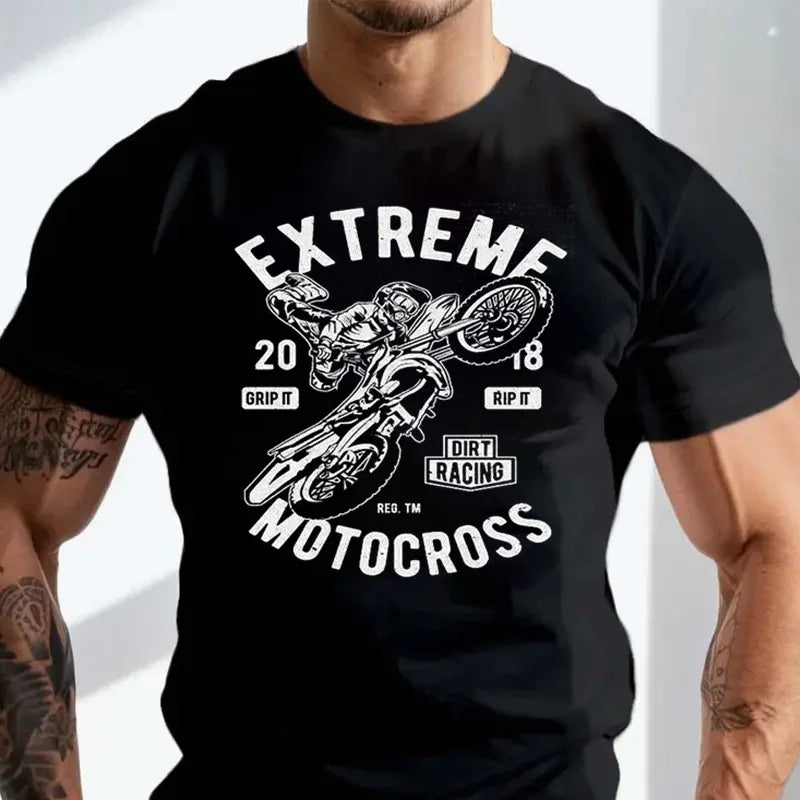 T-shirt de motocross extrême 