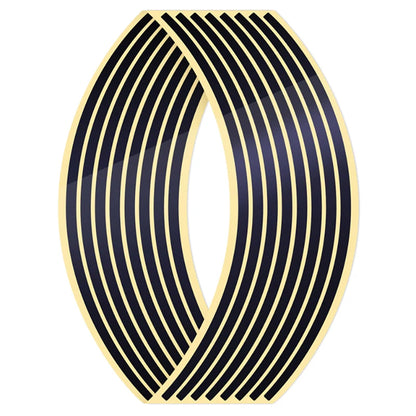 Reflective Motorcycle Rim Stripe Stickers