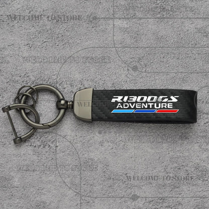 R1300 GS Leather Keychain 