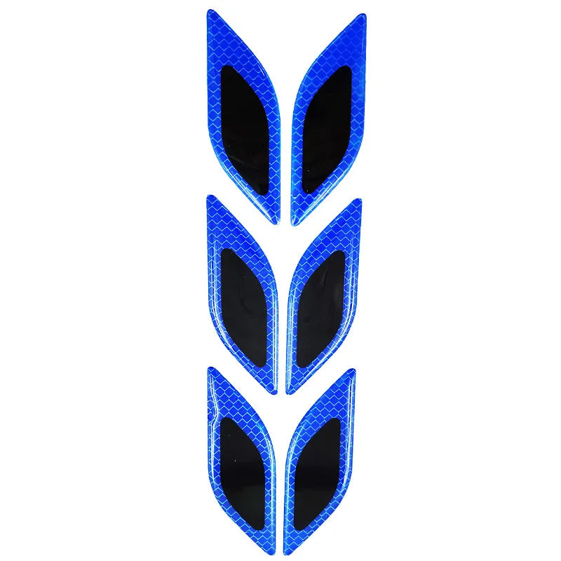 6pcs/Set Reflective Stickers Anti-Scratch