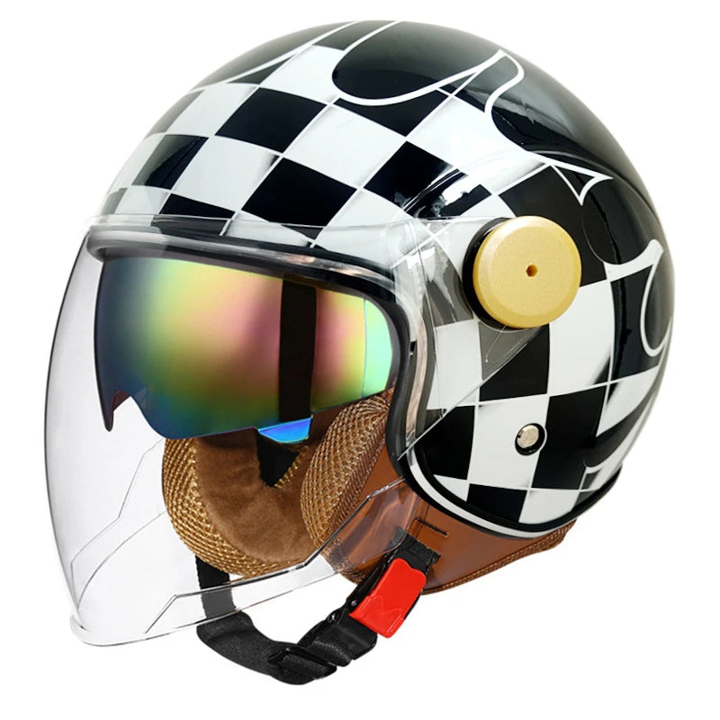 Open Half Helmet Retro 