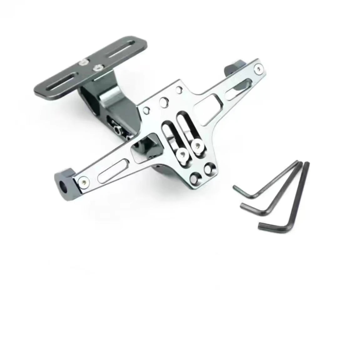 Support de plaque d'immatriculation réglable