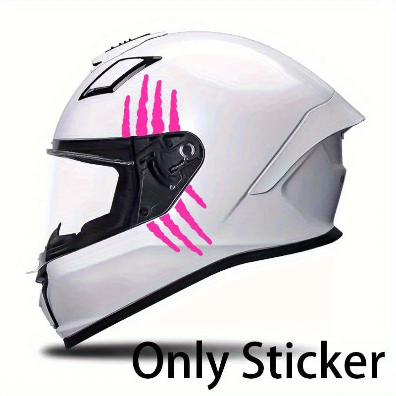 Claw Marks Helmet Stickers