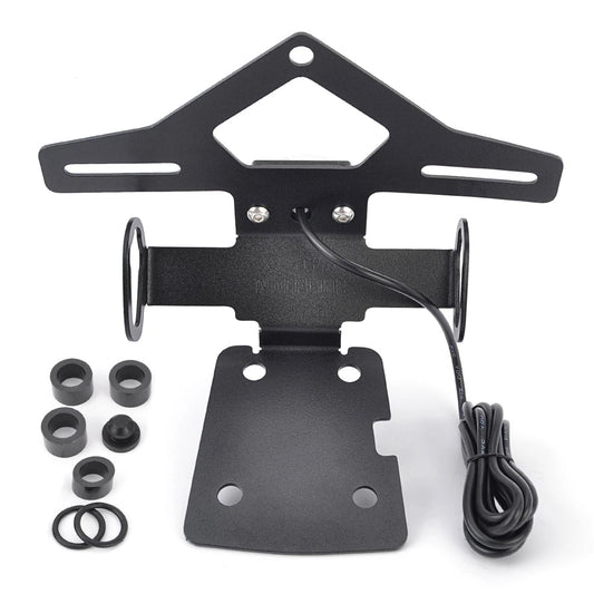 Motorcycle License Plate Holder with LED