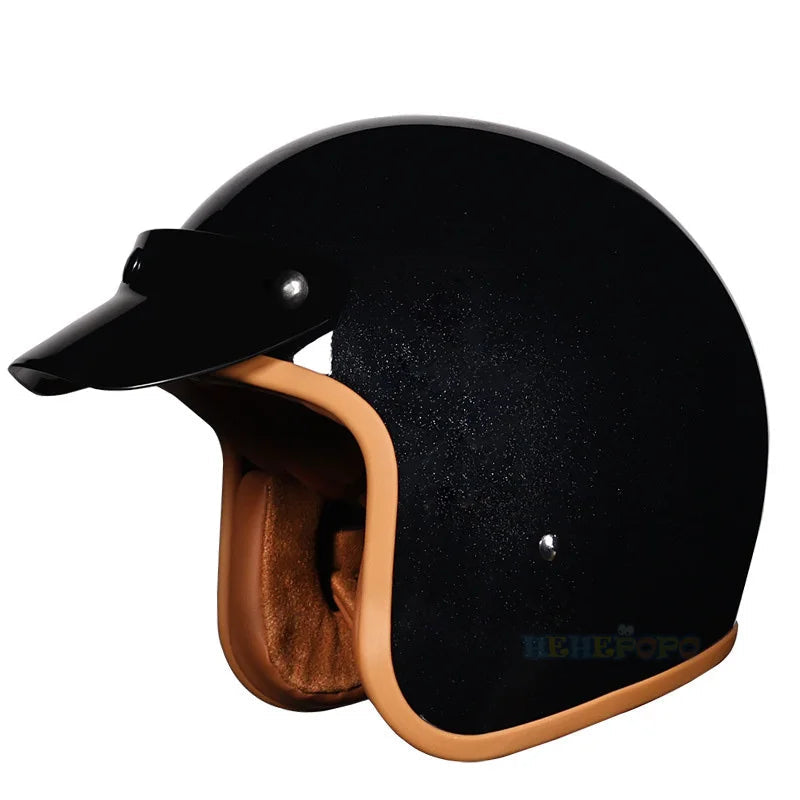 Retro Motorcycle Helmet – Classic Design 