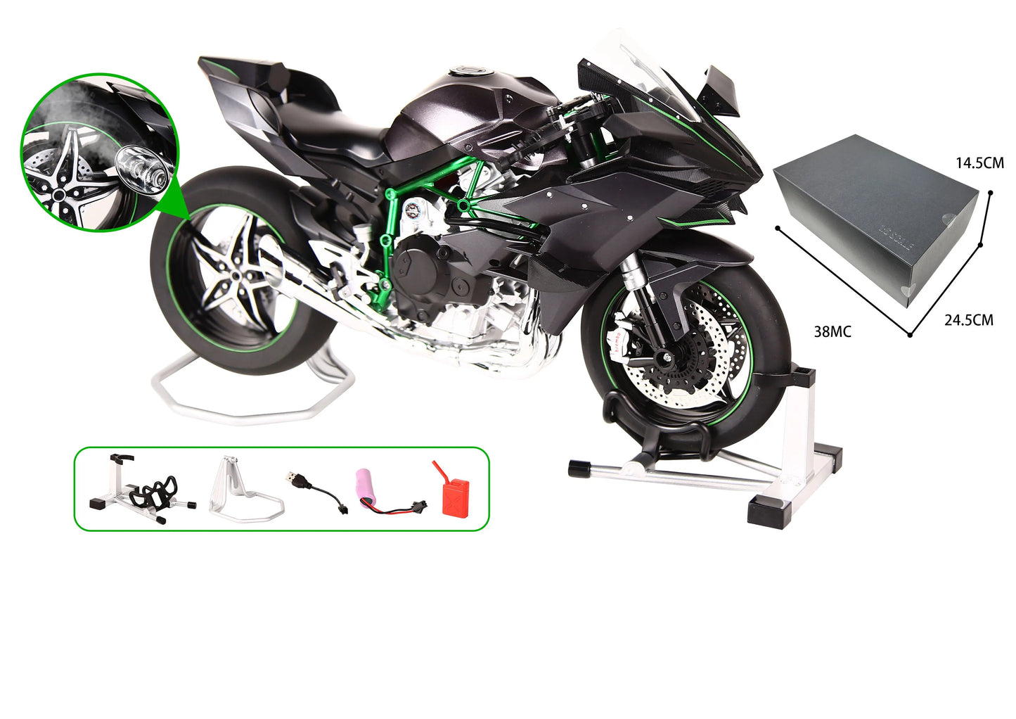 H2R Motorcycle Alloy Model