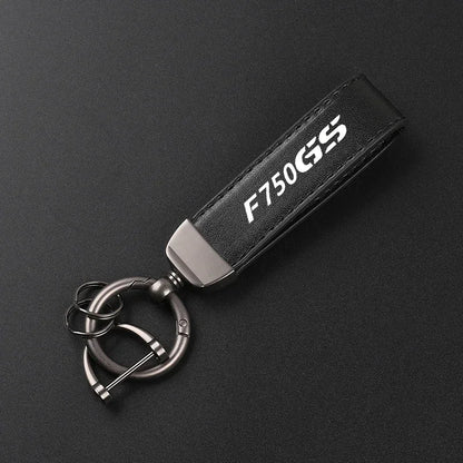 F850 GS Suede Leather Keychain 