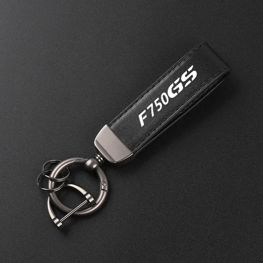 F850 GS Suede Leather Keychain 