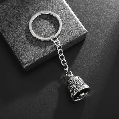 Route 66 Bell Punk Keychain
