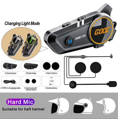 Bluetooth Motorcycle Helmet Headset