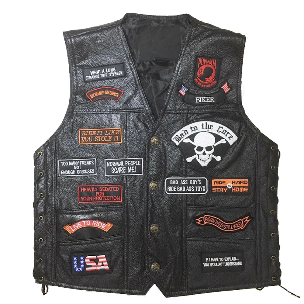 Live to Ride Leather Vest