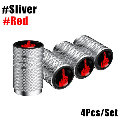 4Pcs/Lot Tire Stem Valve Caps 
