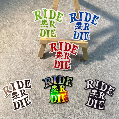 Ride or Die Skull Sticker 