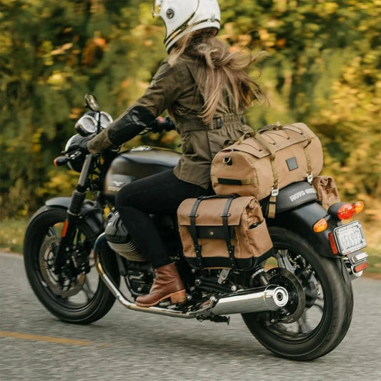 Bolsa de rejilla para equipaje de motocicleta 