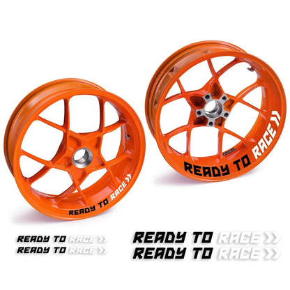 Ready To Race 反射ホイールリムステッカー
