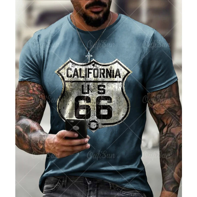 Route 66 Shirt Classic Style