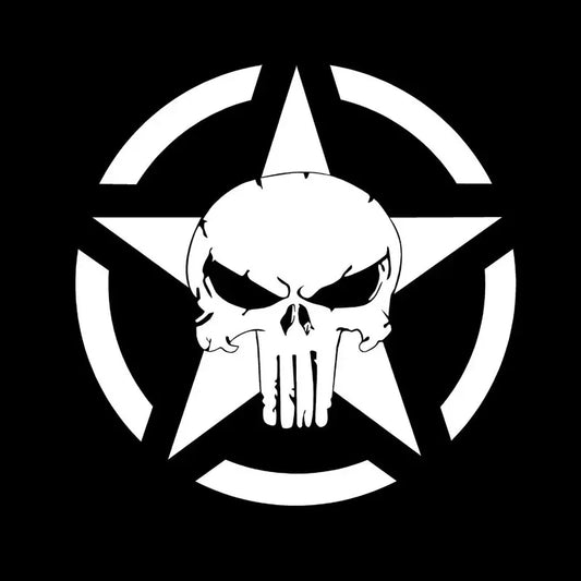 Reflective Skull Stickers