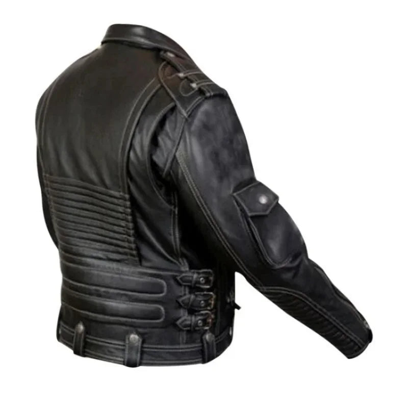 Motorcycle PU Leather Jacket 