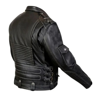 Motorcycle PU Leather Jacket 