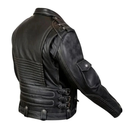 Motorcycle PU Leather Jacket 