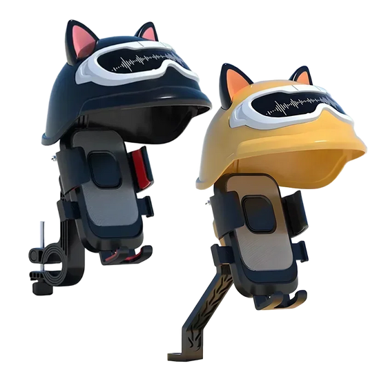 Helmet Cat Phone Holder 360° Rotation
