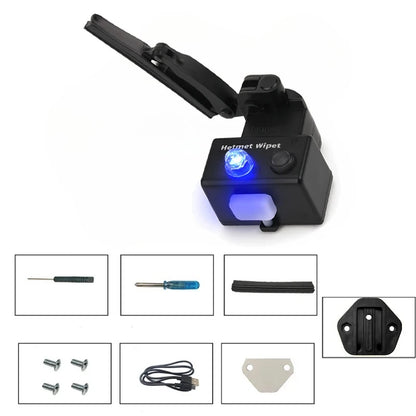 Compact Electric Helmet Wiper