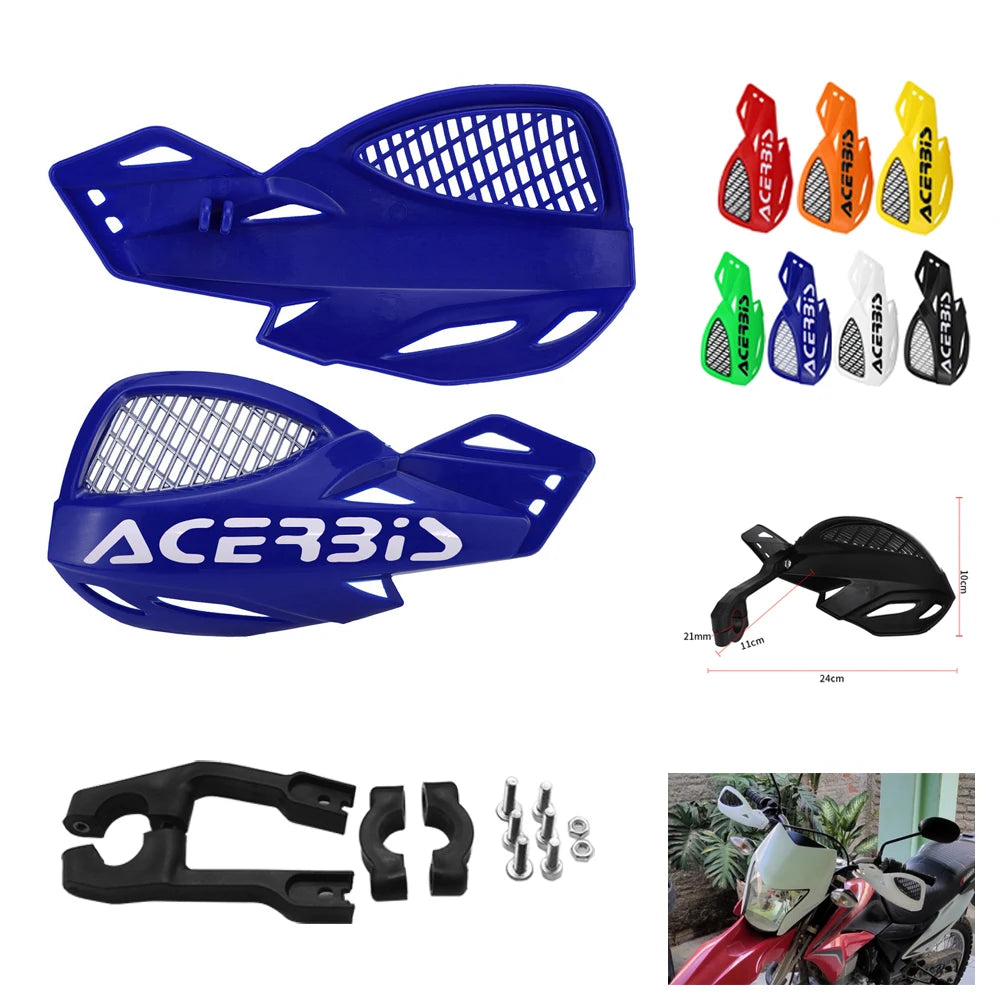 Motorcycle Hand Guards – Universal Nylon Handlebar Protectors 7/8"
