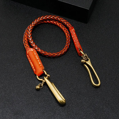 Chaîne de taille en cuir véritable