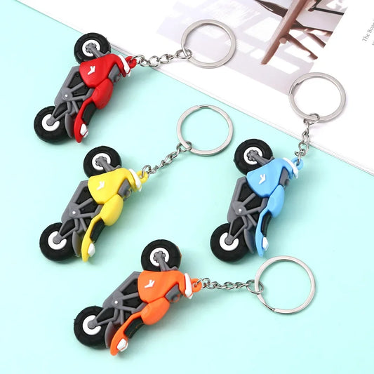 Motorcycle Pendant Keyring 
