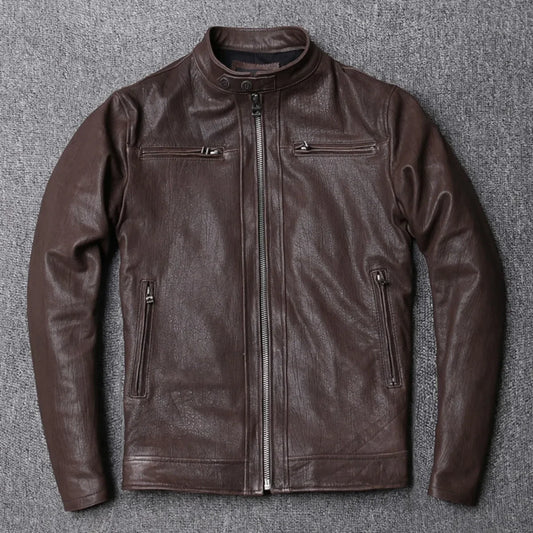 Brown Classic Leather Jacket