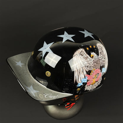Helmet Half Face Motorcyclist 